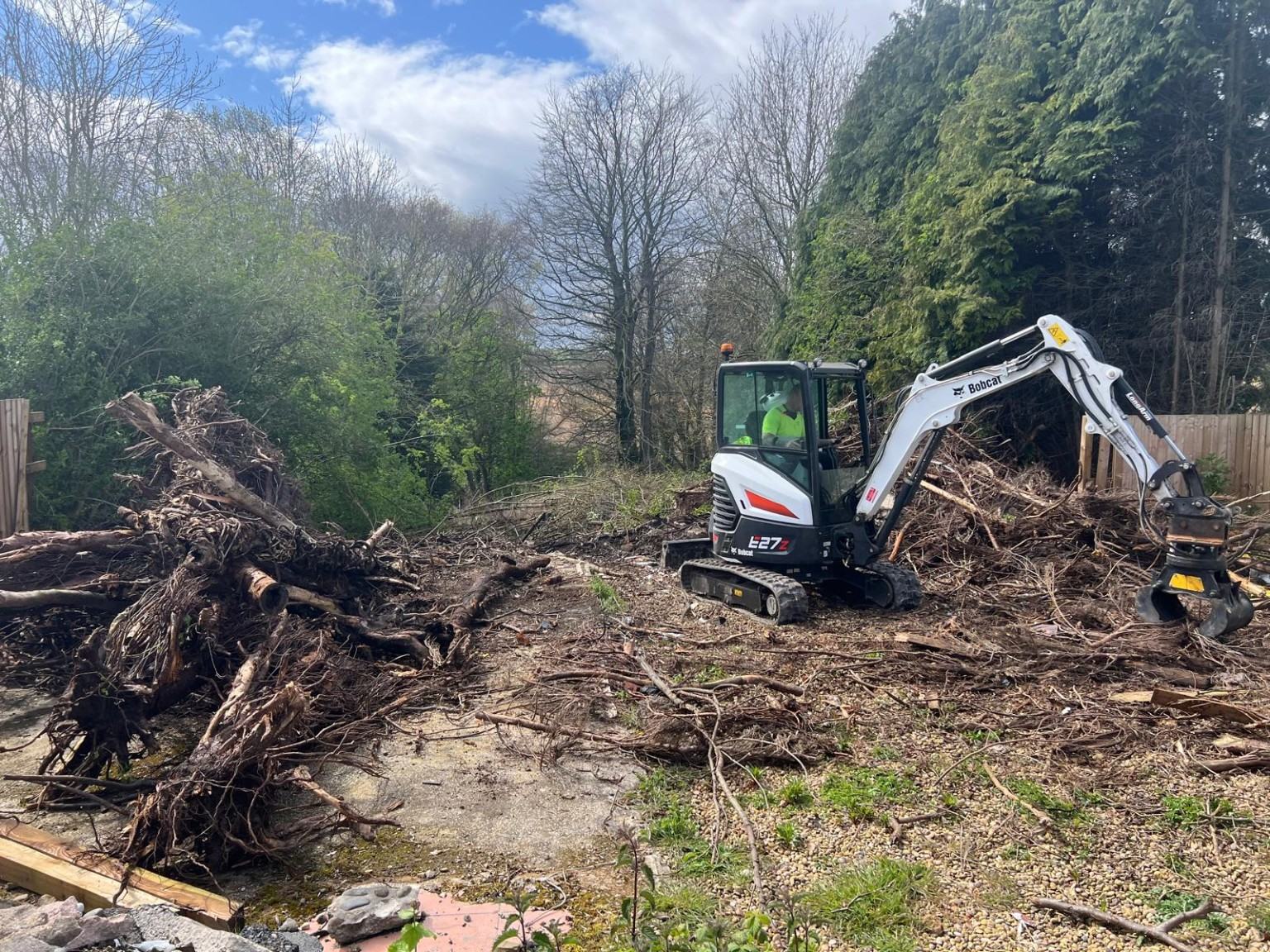 RCB selector grab vegetation clearance