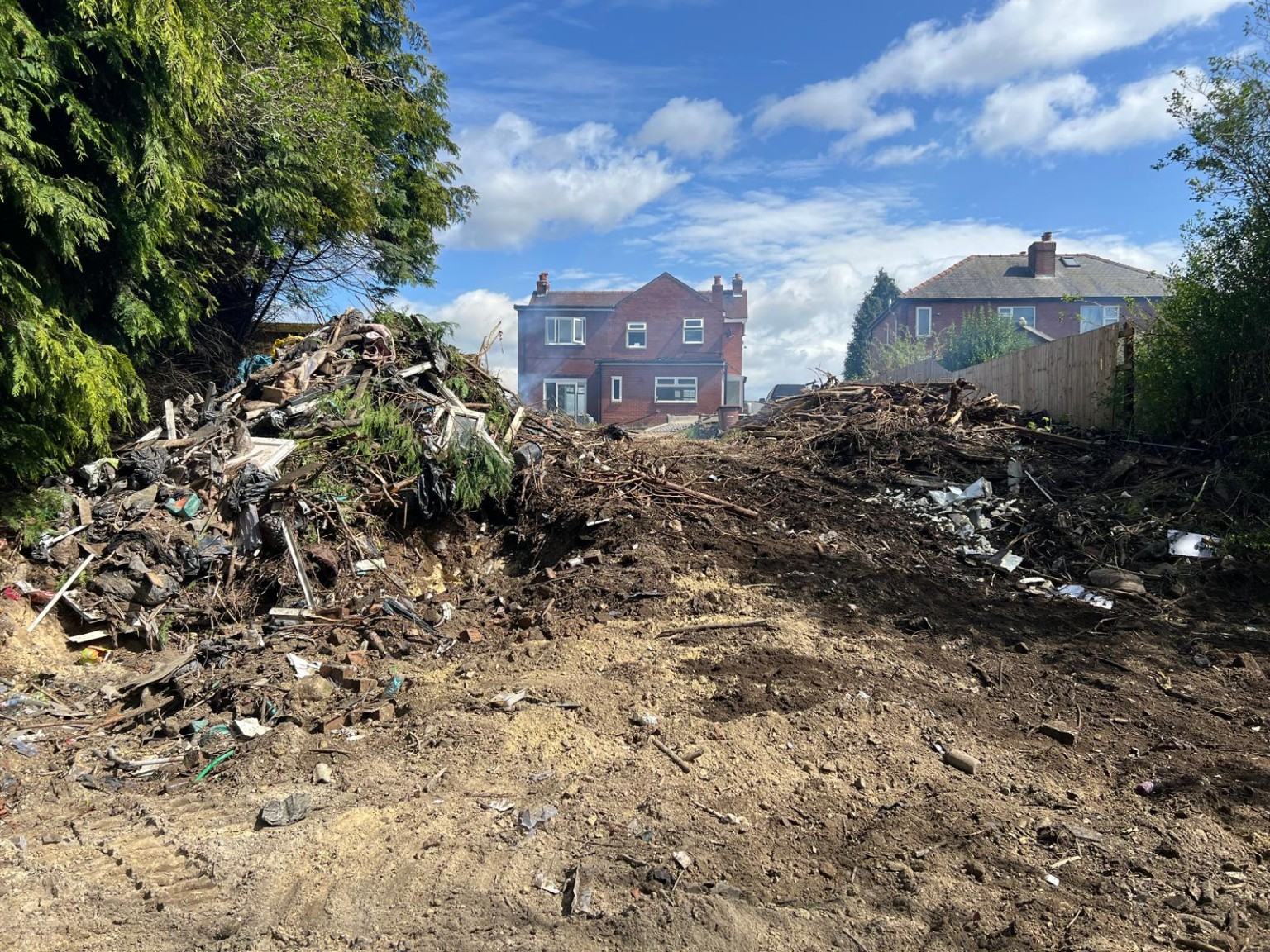 RCB vegetation clearance work